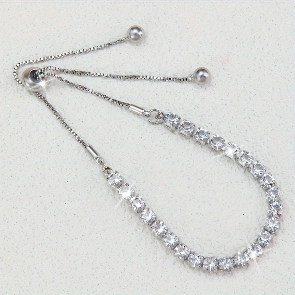 Women's Shining Full Diamond For Adjustable Light Bracelets