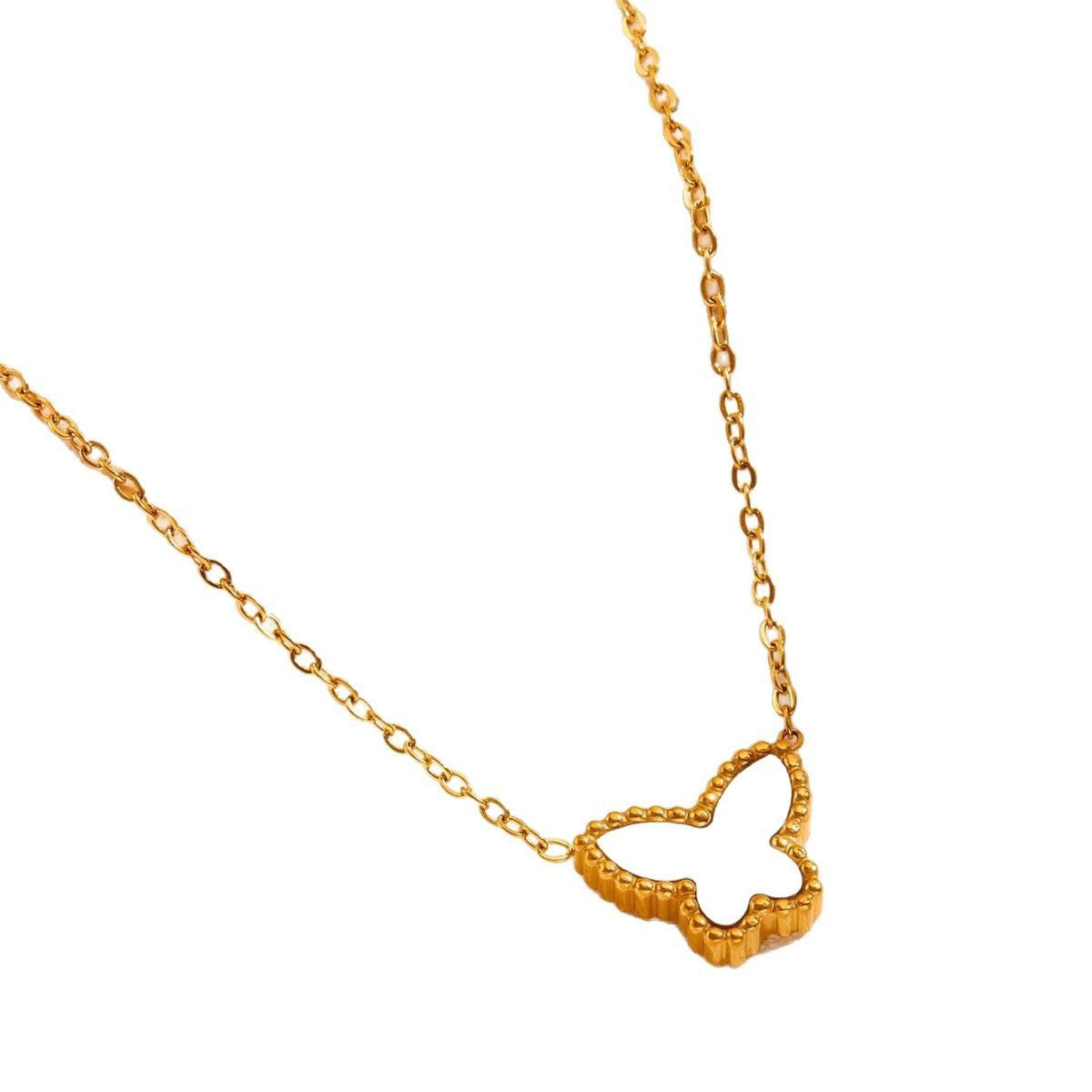 Butterfly Three-piece Simple Mori Style Ear Necklaces