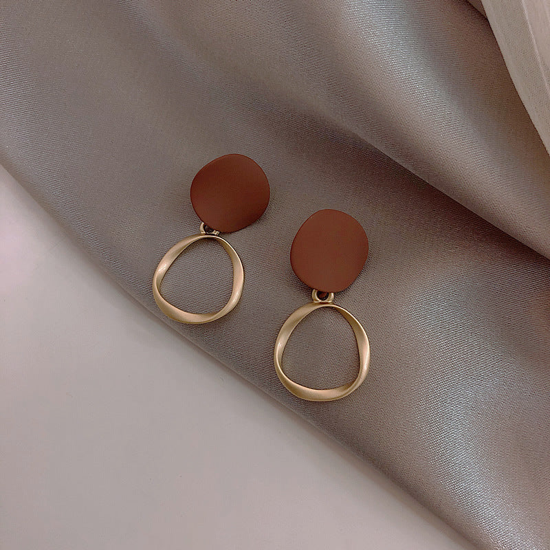 Women's Luxury High-grade Sier Needle Simple Elegance Earrings