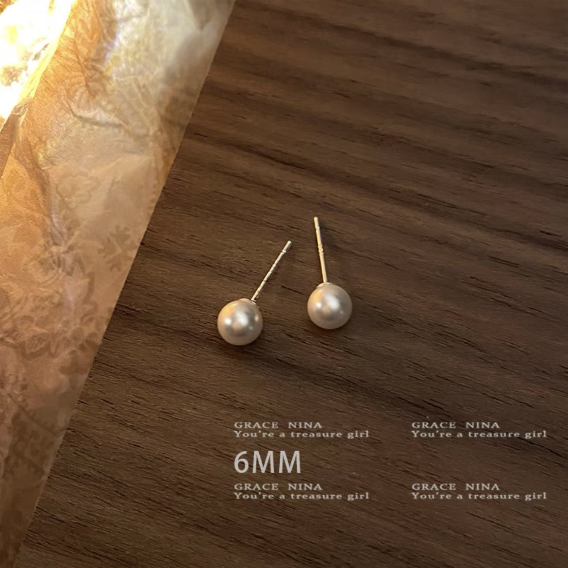 Women's Pearl For Niche Design High Class Earrings