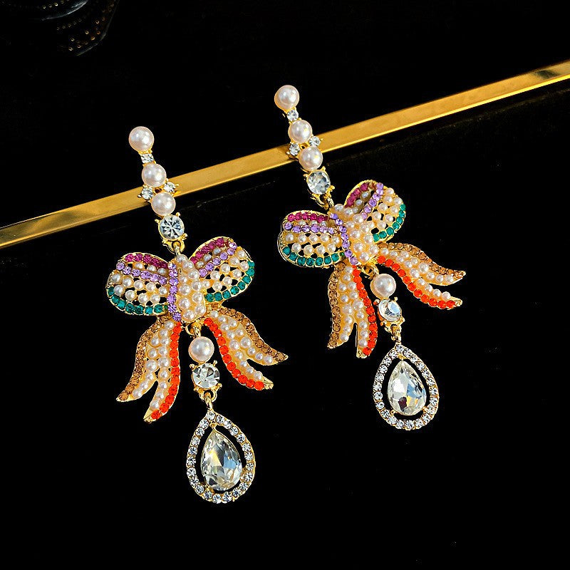 Oil Oval Geometric French Retro Special Earrings