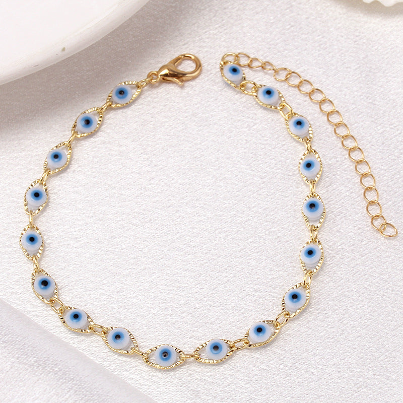 Design Simple Assorted Color Devil's Eye Bracelets