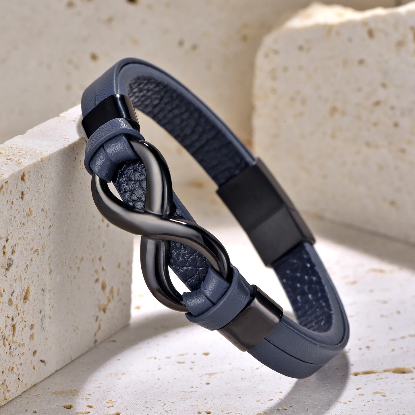 Leather Fashion Trend Words Infinite Symbol Bracelets