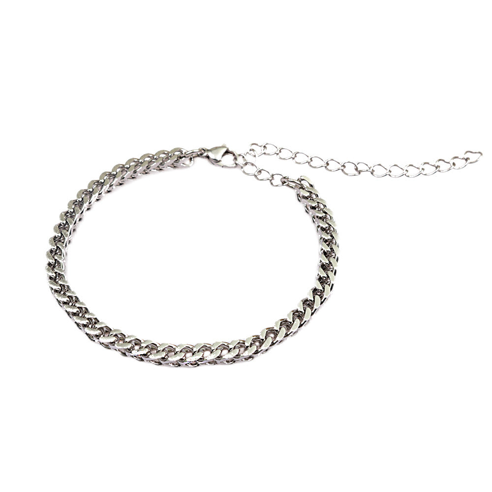 Heart-shaped Couple Stainless Love Magnet Stylish Simple Personality Bracelets