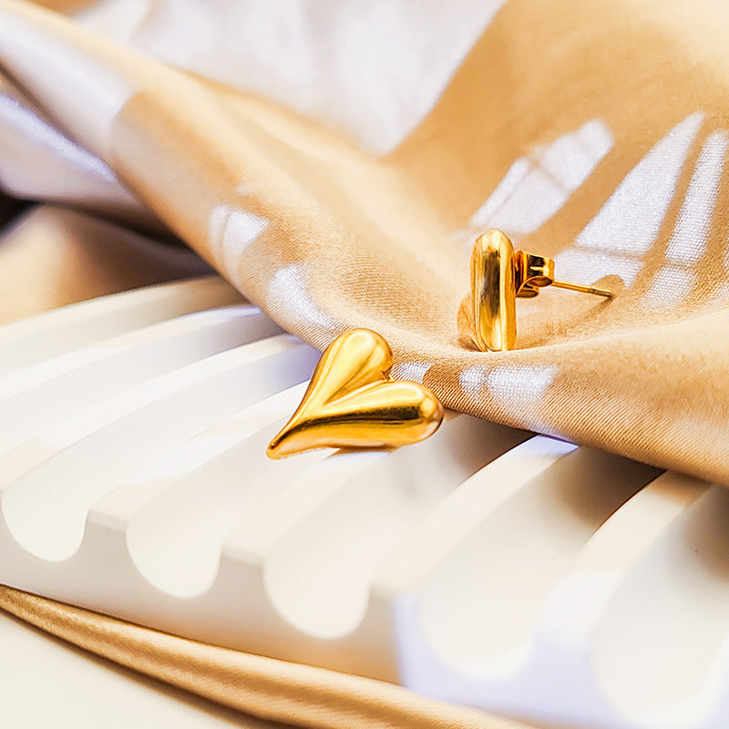 Popular Gold Stainless Steel Personalized Love Rings