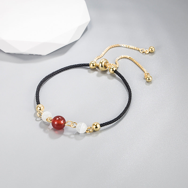 Bean Opal Beaded Pull Female Winter Bracelets