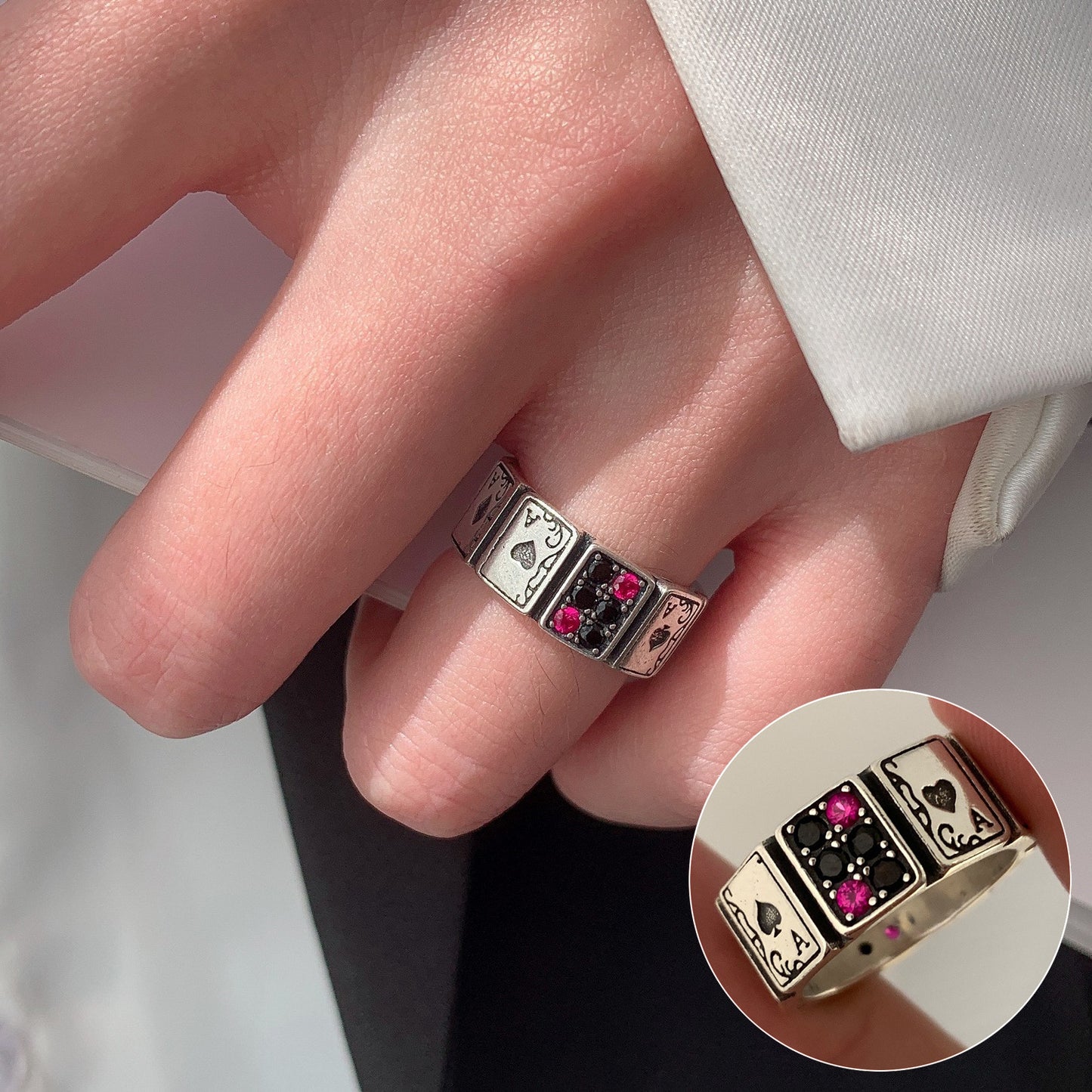 Korean Style First Line Winding Twist Open-end Temperament Rings