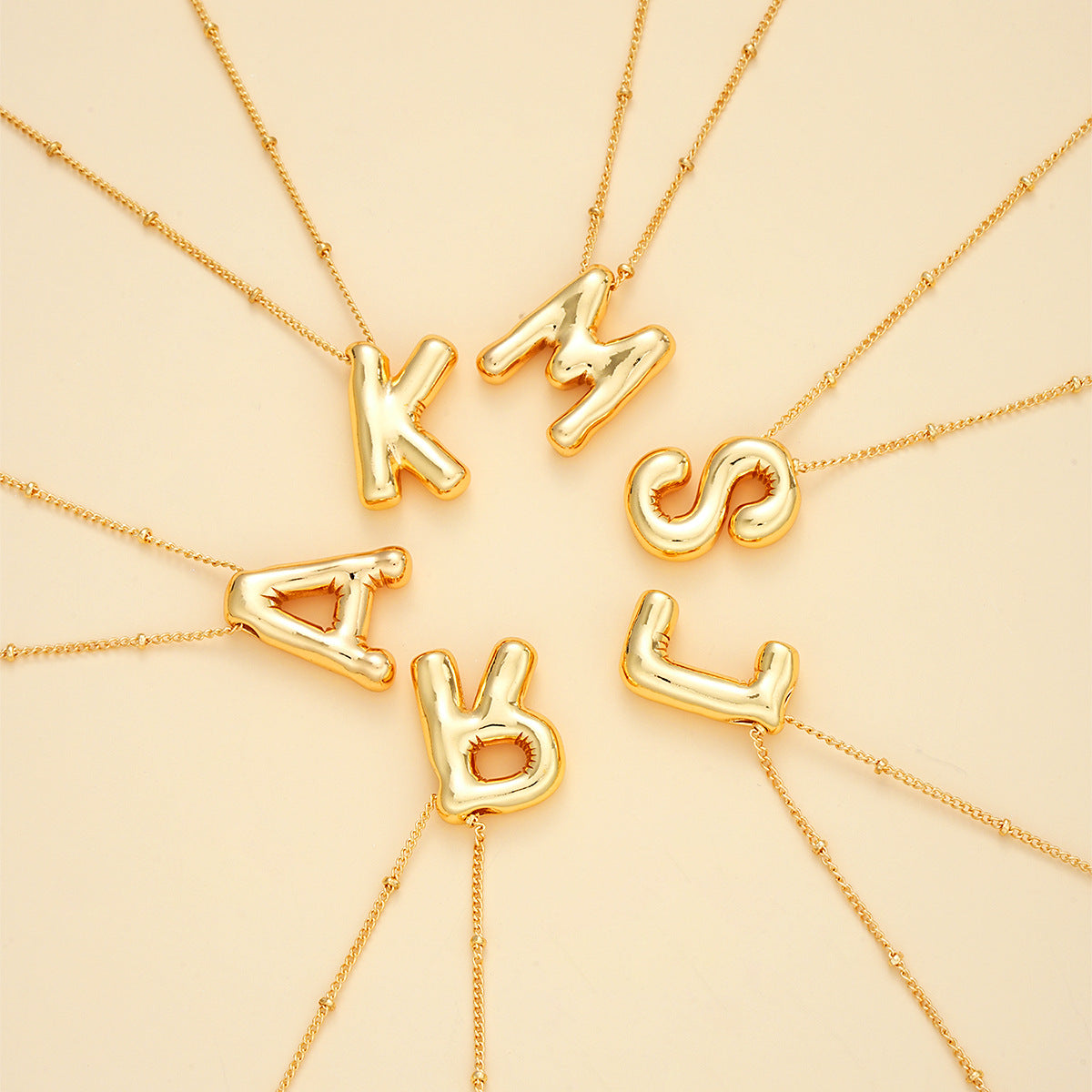Balloon Glossy Chubby Fashionable Elegant Lady Necklaces
