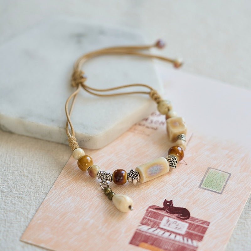 Fresh Chinese Style Popular Flower Ancient Bracelets