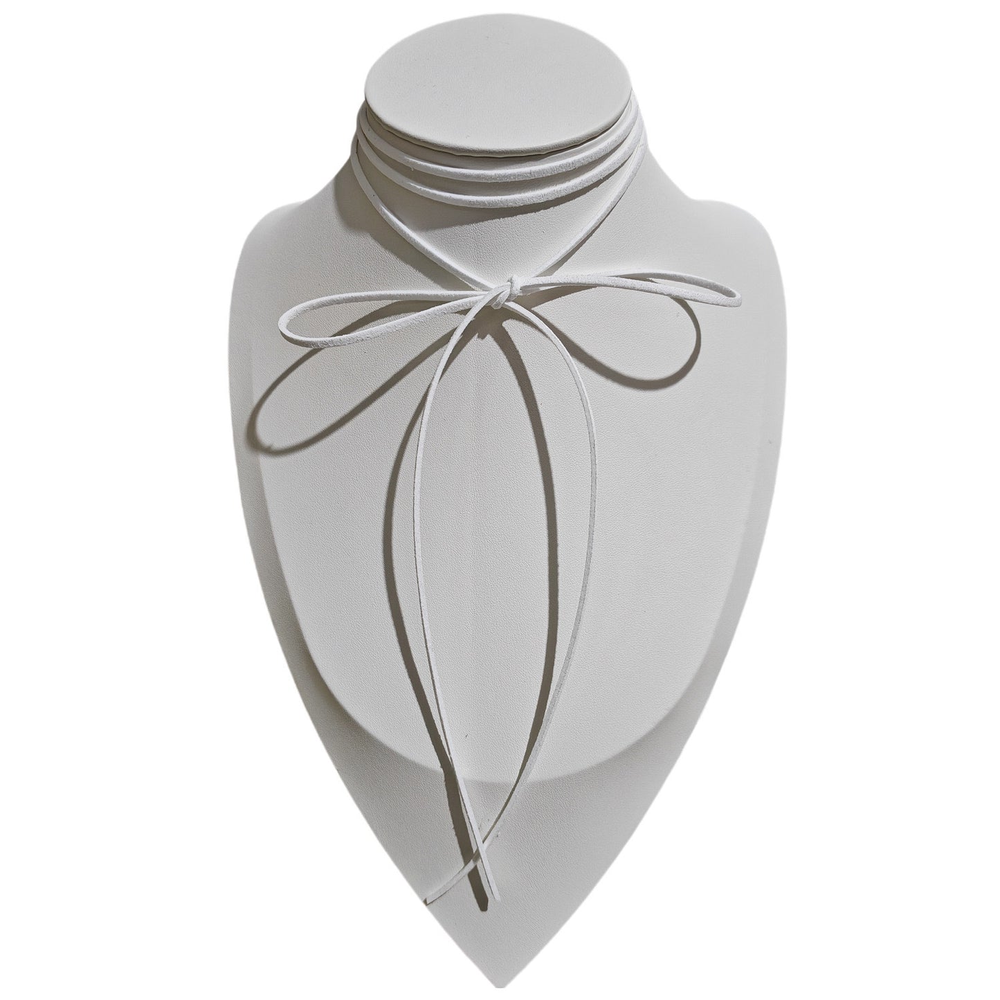 Women's Simple Lace Bow Necklet Neckband High-grade Long Collar