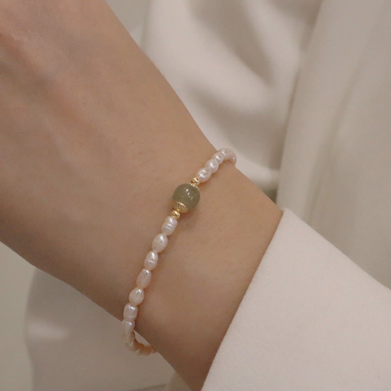 Baroque Female Niche Design Single Simple Bracelet