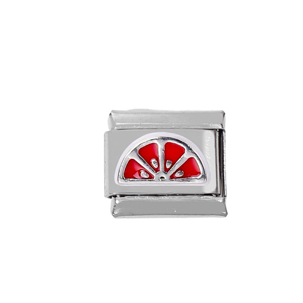 Stainless Steel Charm Vegetable Fruit Module Bracelets