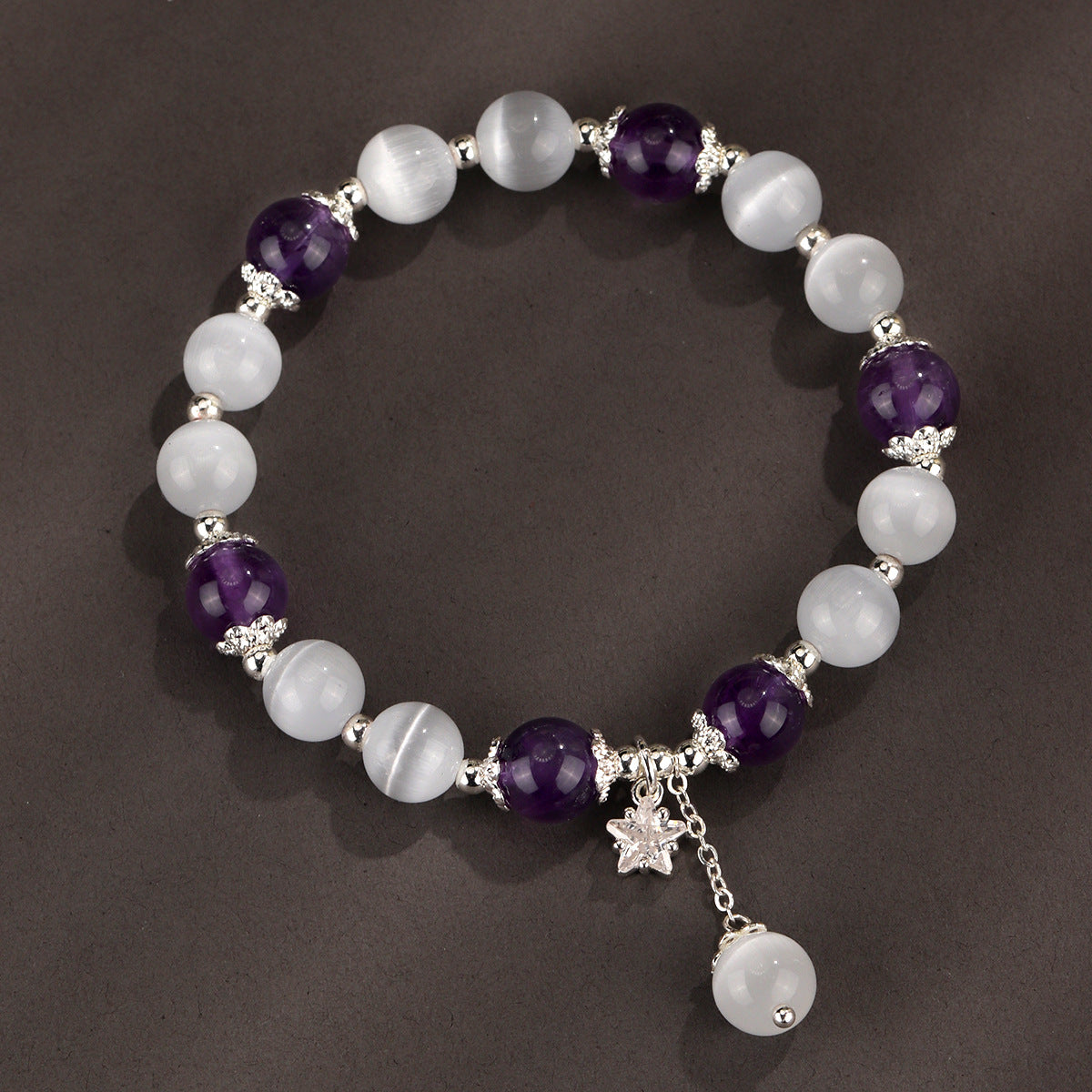 Style Red Agate Opal Beaded Female Bracelets