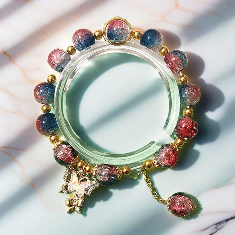 Multi Floral Butterfly Female Temperament High Bracelets