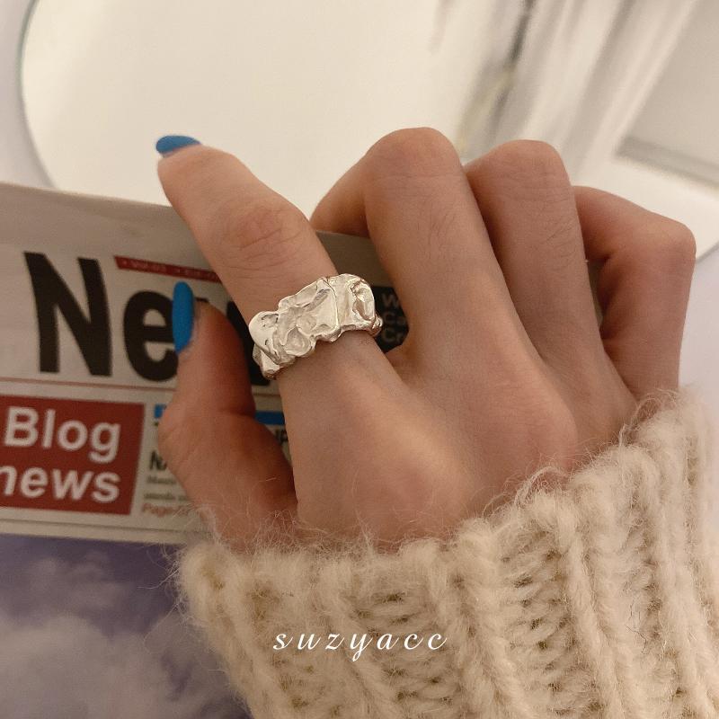 Affordable Luxury Personality Thai Sier Copper Female Rings