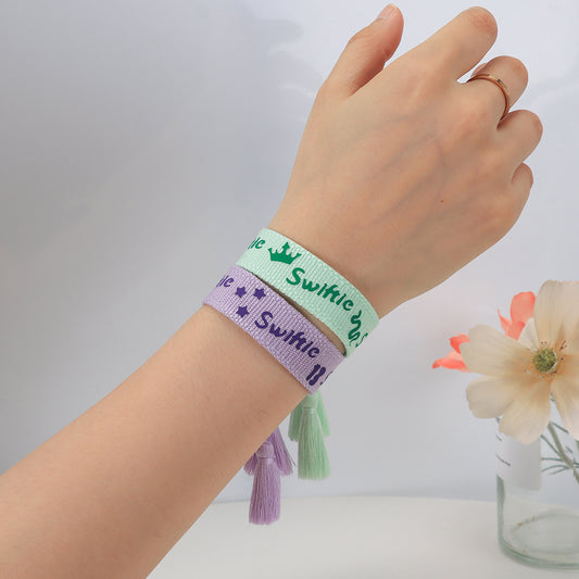 Friendship Hand Woven Rope Taylor Album Bracelets