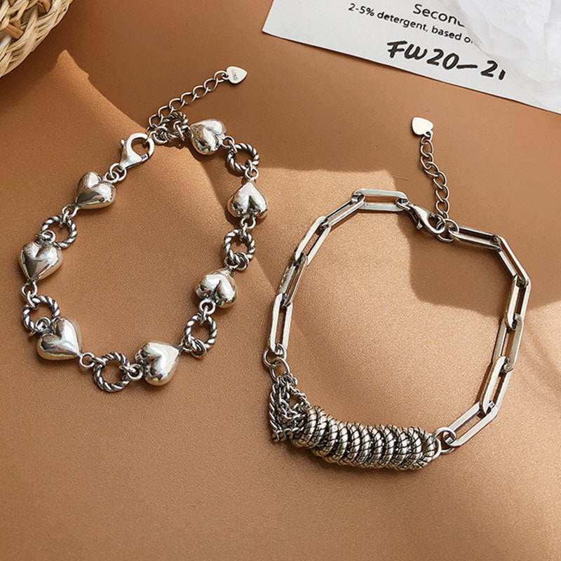 Women's Style Sterling Sier Light Luxury High Bracelets