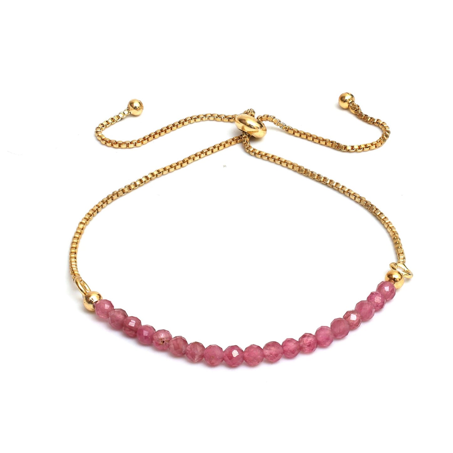 Women's Plated Chain Gift For Ladies Pink Bracelets