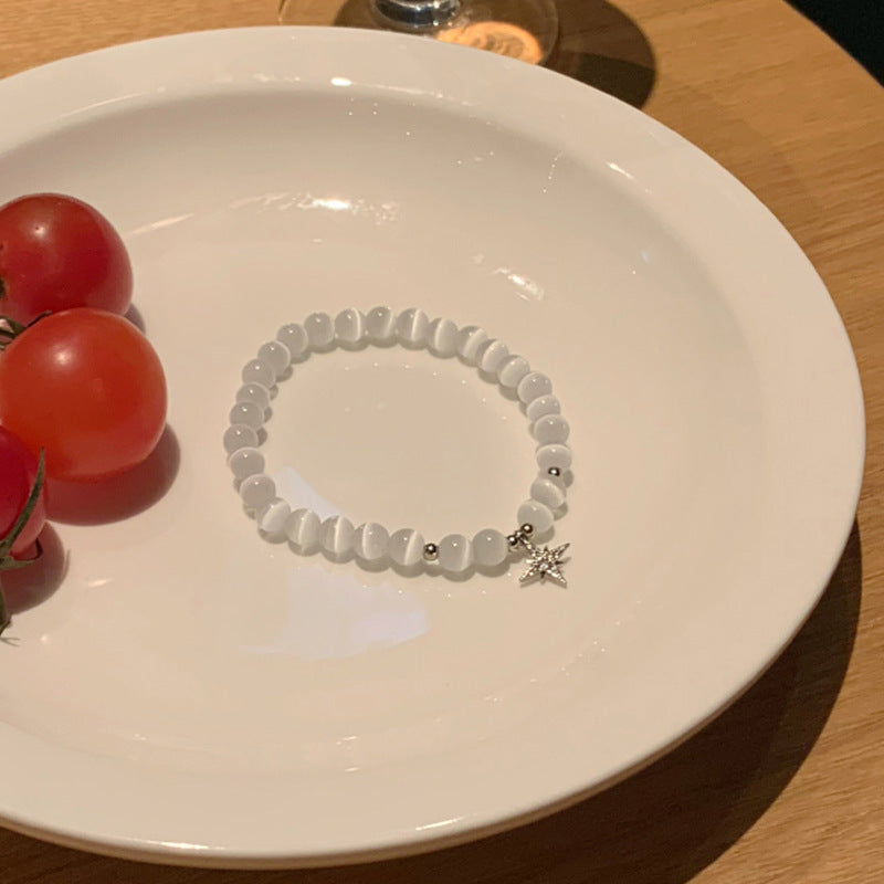 Summer Beaded Niche Temperament Simple Opal Bracelets