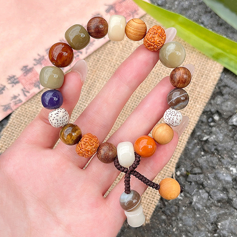 Women's & Men's Seeds Bodhi Couple Crafts Hand Toy Prayer Bracelet