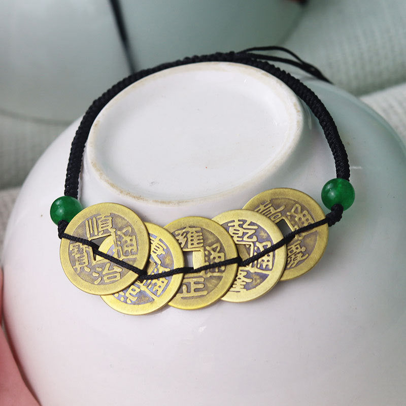 Women's & Men's Coins Ethnic Style Hand Rope Foot Bracelet