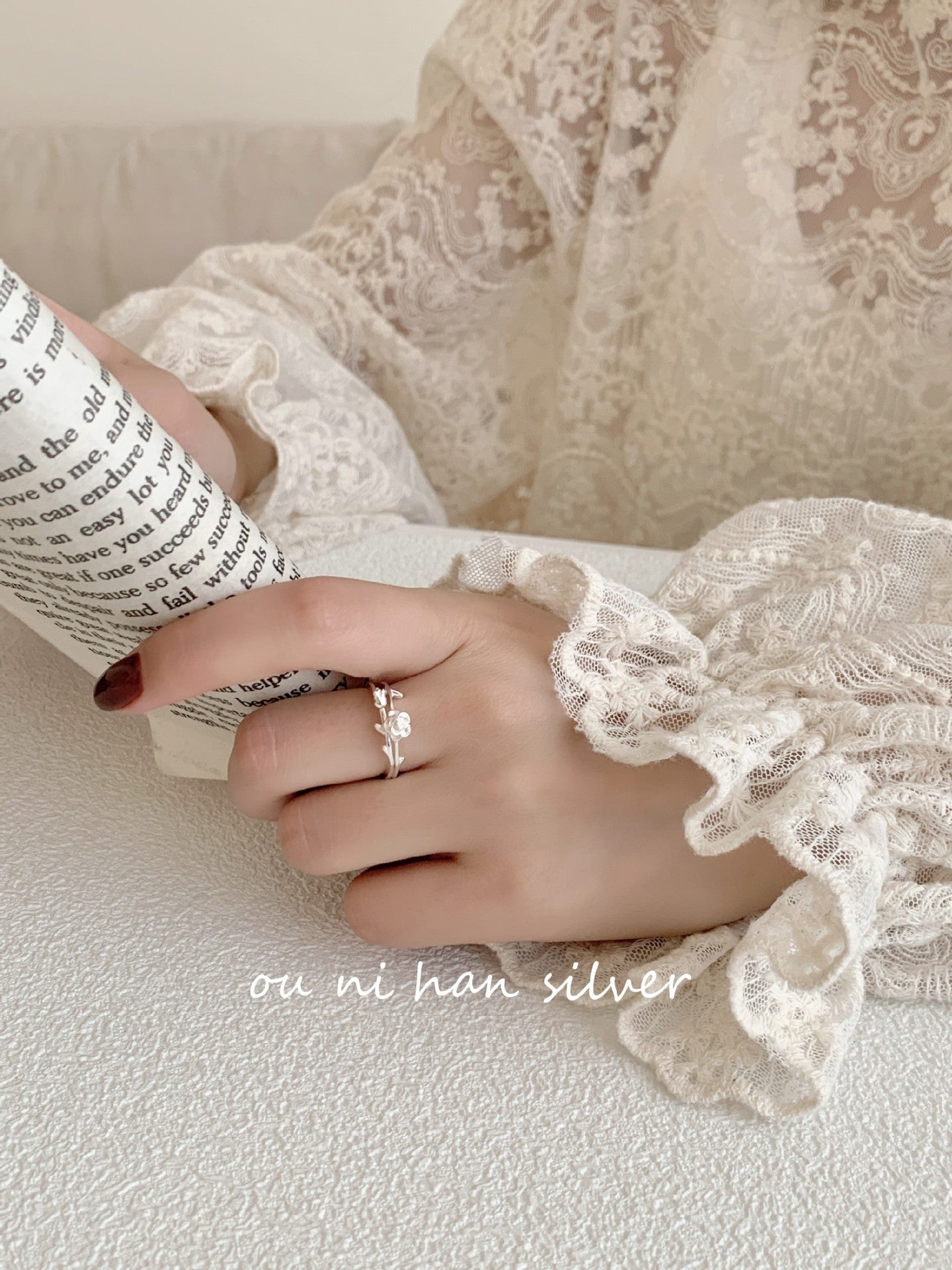 Oni Sterling Sier Female Style Design Rings