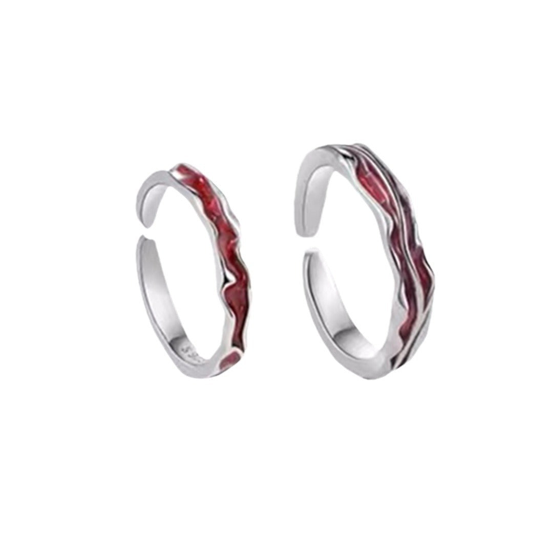 Couple Models Finger Design High Sense Girlfriends Rings