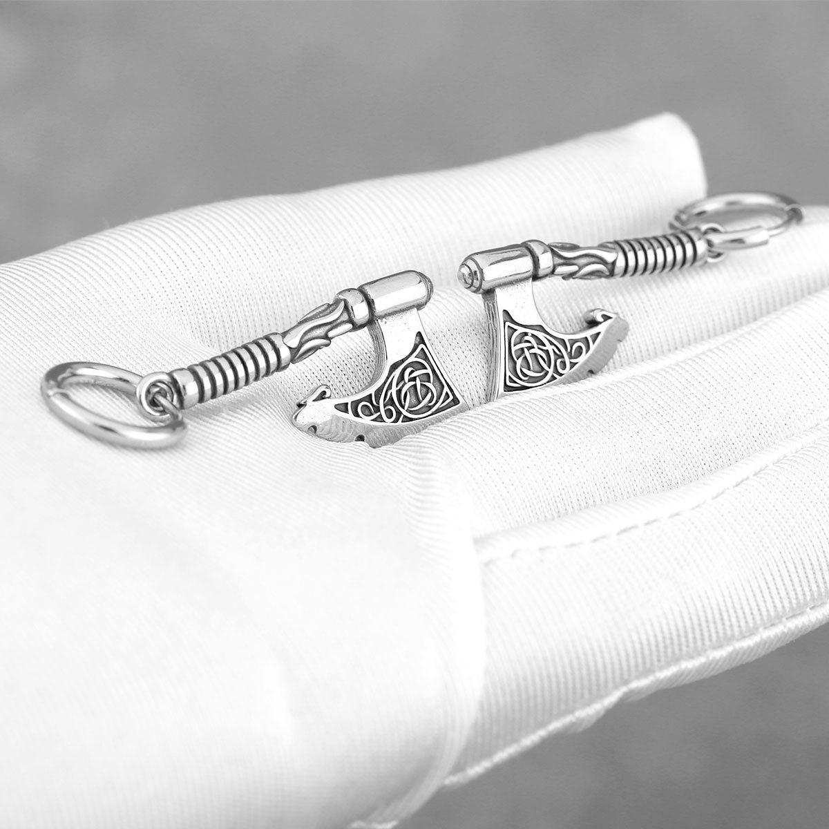 Stainless Steel Viking Vintage Axe Hip Hop Punk Rings