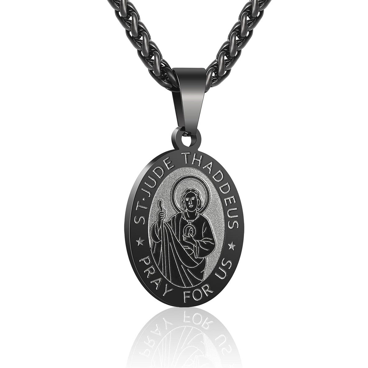 Accessories Fashion Simple Stainless Steel Cross Necklaces