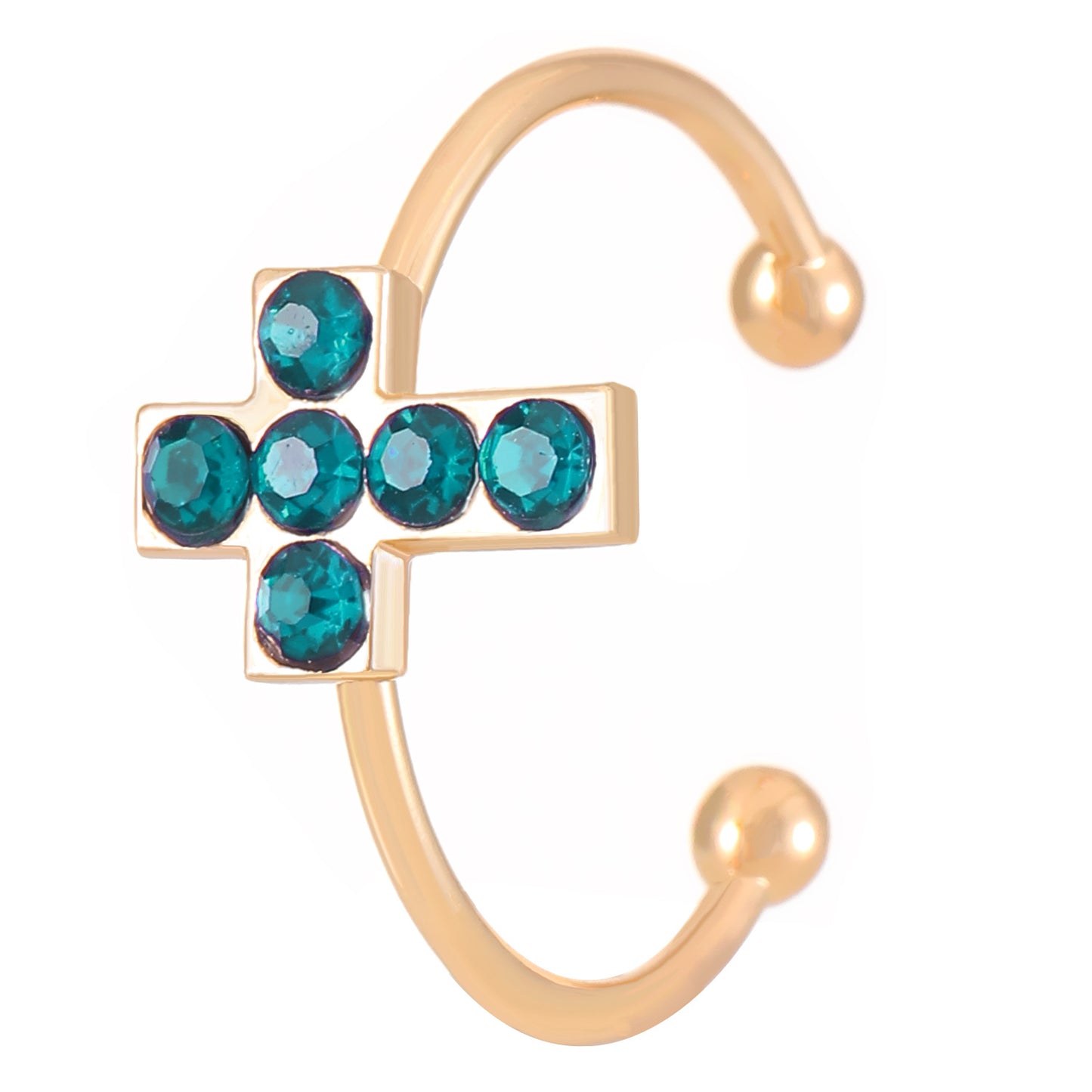Love Cross Open Female Special Interest Rings