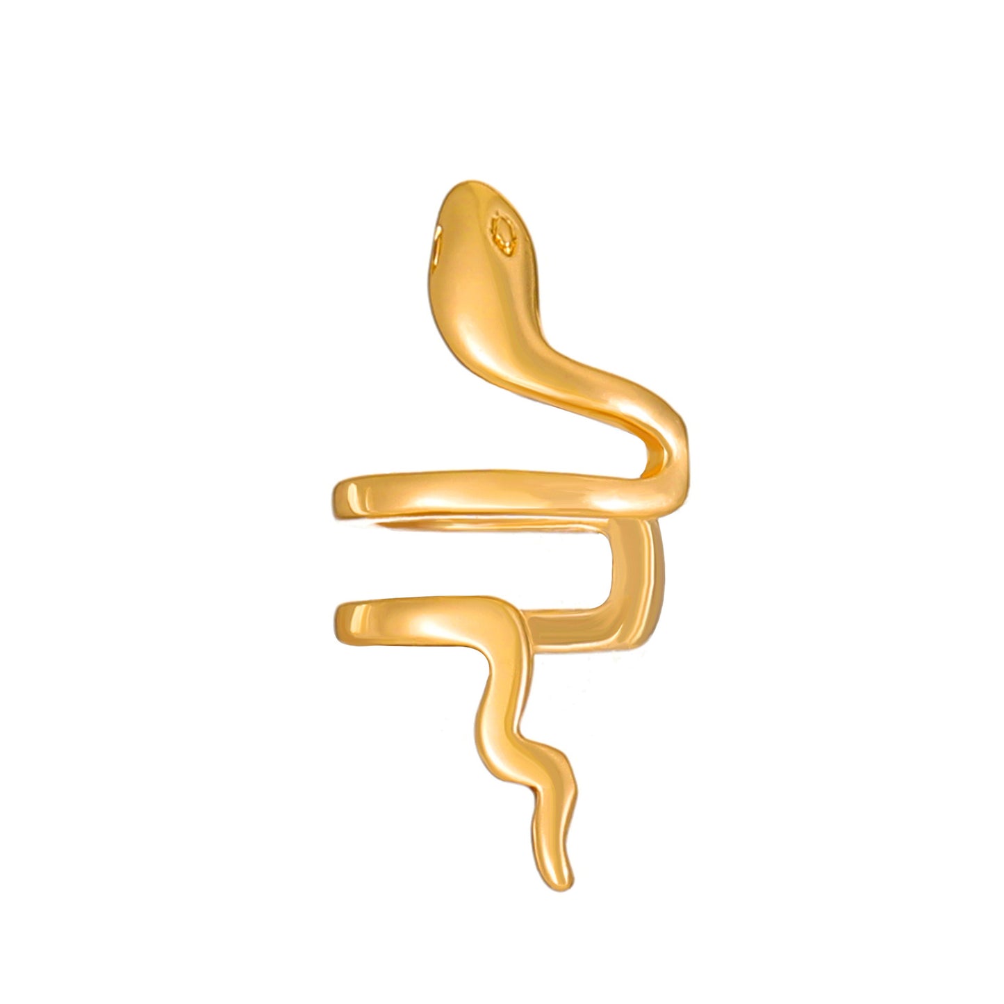Exaggerated Snake Graceful Personality Pattern Ear Earrings