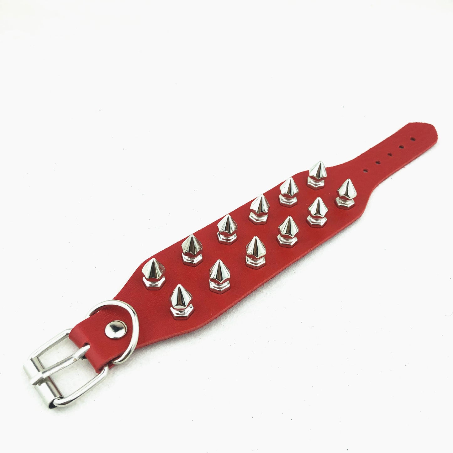 Exaggerated Personalized Punk Leather Watch Tapered Bracelets