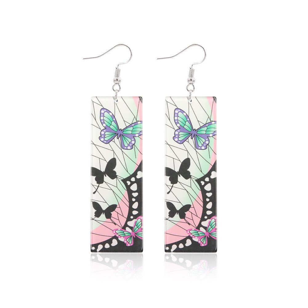Anime Peripheral No Stove Door Auricular Earrings