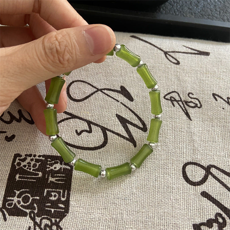 Style Beaded Elastic String Sweet Colored Bracelets