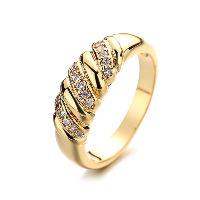 Anchor Female Nude Simple Fashion Starry Rings