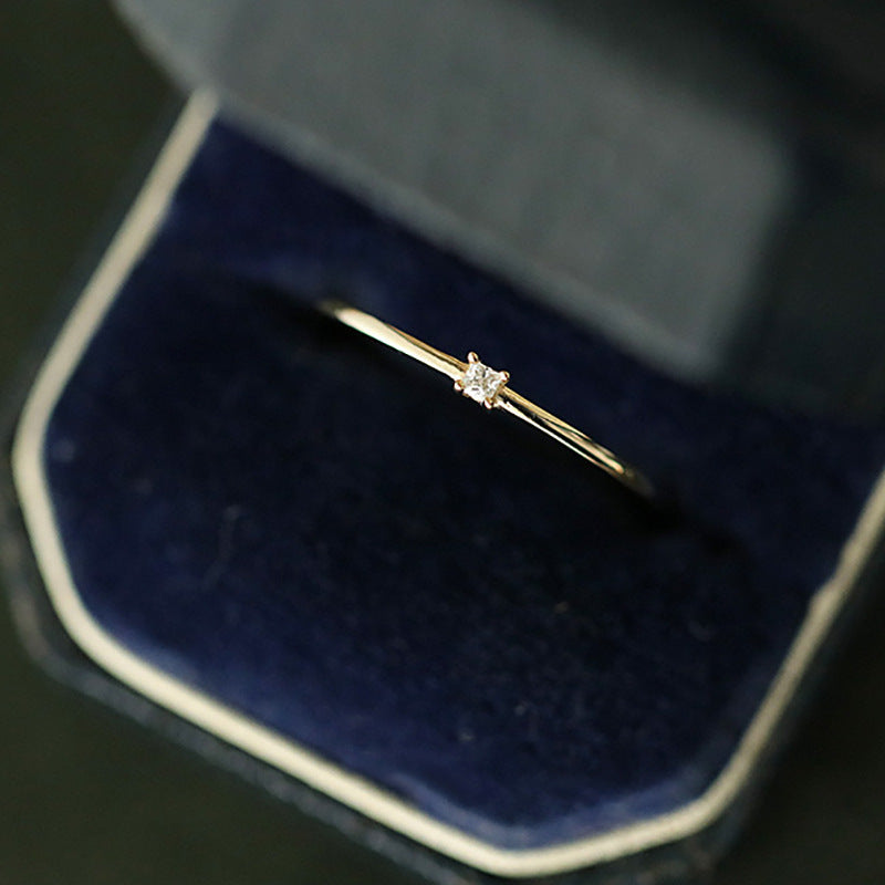 Women's Sier Korean Simple Opening Affordable Luxury Rings