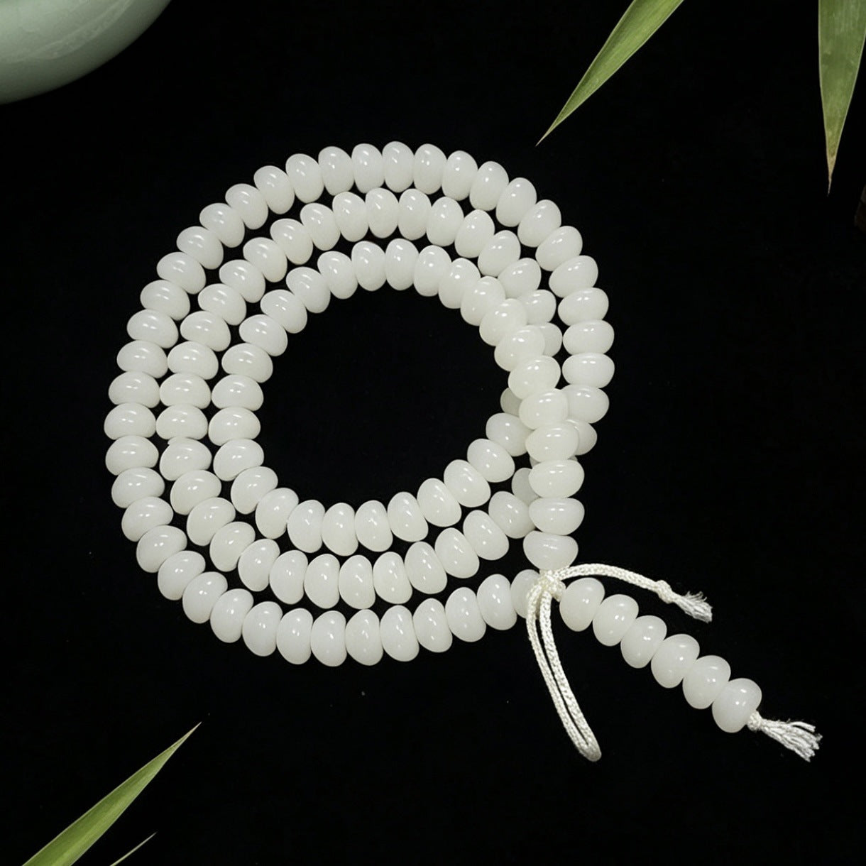 Pcs Apple Round Barrel Beads Straight Cut Seed Crafts Buddha Bracelet