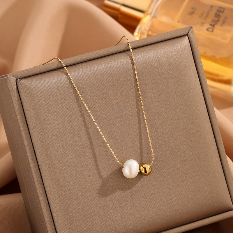 Natural Freshwater Pearl Affordable Luxury Fashion Niche High-grade Female Necklaces