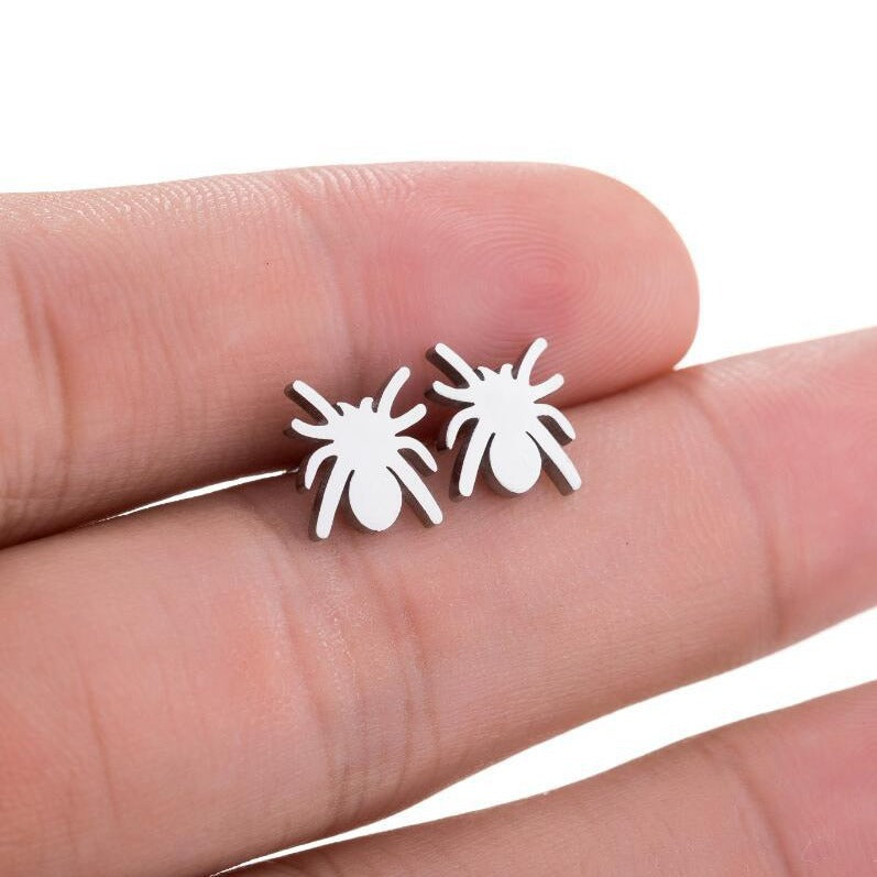 Hop Spider Fashion Personality Small Animal Earrings