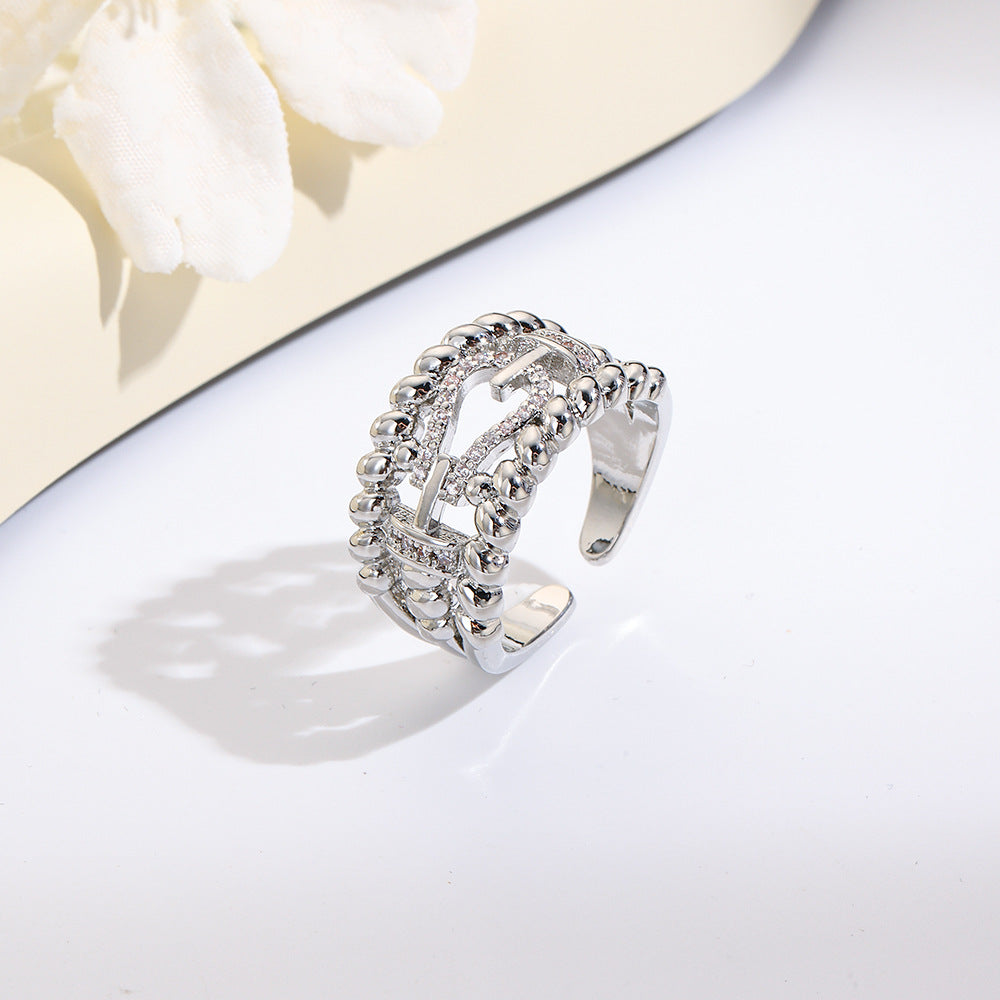 Women's & Men's String Clip Open Hip Hop Width Rings