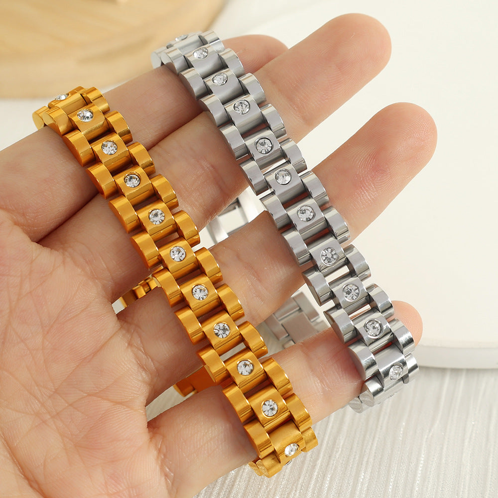 Watch Chain Plated High-grade Trendy Metal Bracelets