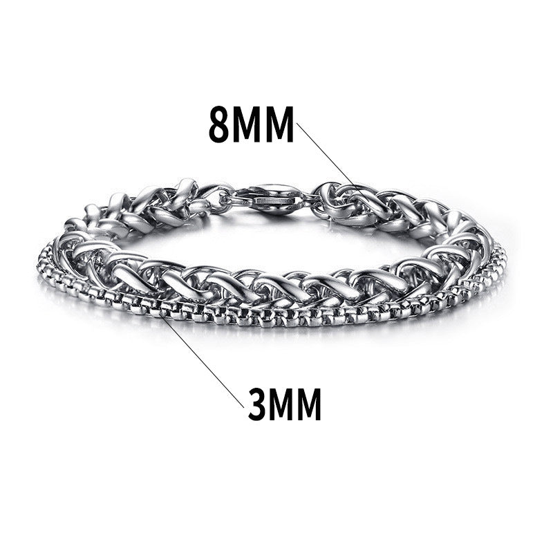 Men's Fashion Niche Design Cold Style Single Bracelets