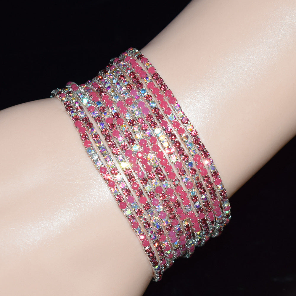 Women's Hand Jewelry Claw Full Diamond Single Bracelets