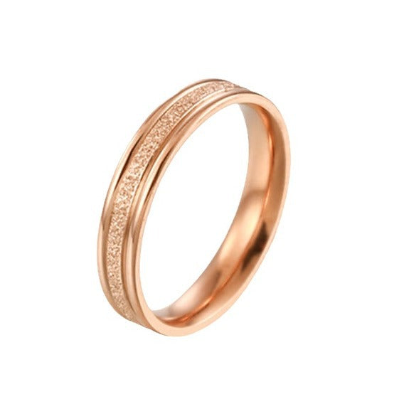 Style Simple Index Finger Joint Tail Titanium Steel Rings
