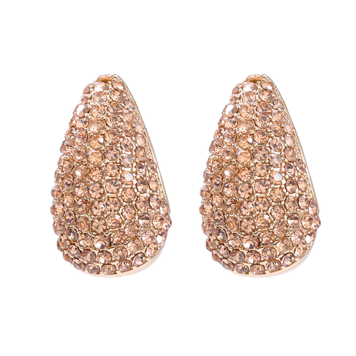 Women's Diamond Water Drop-shaped Exaggerated Geometric Party Earrings