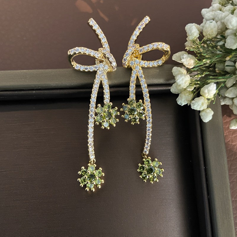 Oil Oval Geometric French Retro Special Earrings