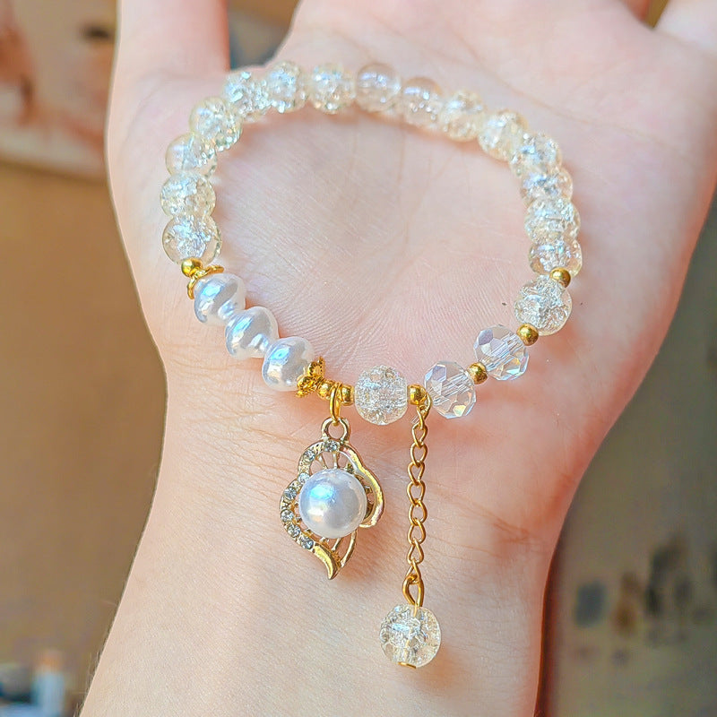 Glass Live Streaming Welfare Cracked Cystal Bracelets