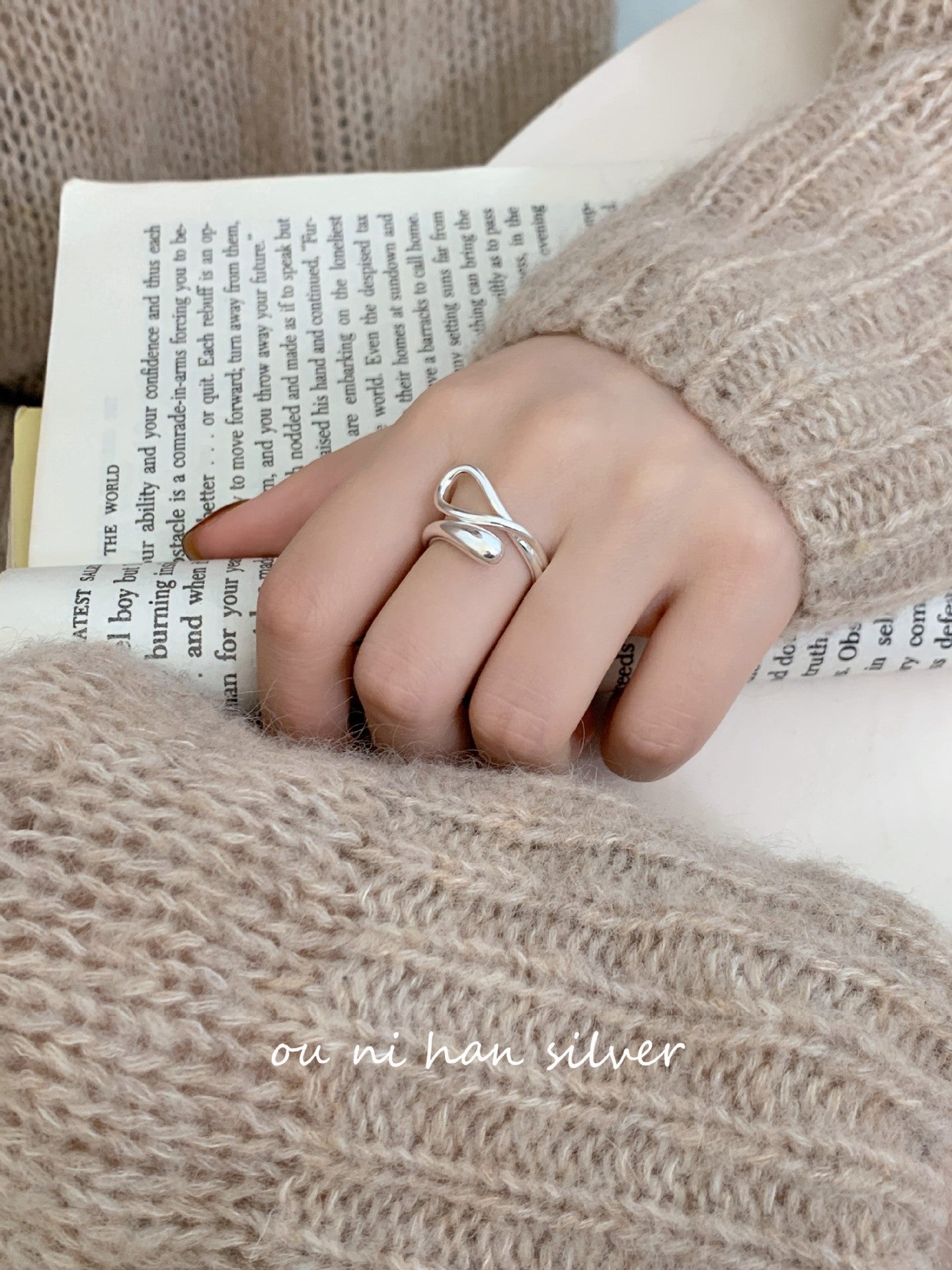 Oni Sterling Sier Female Style Design Rings