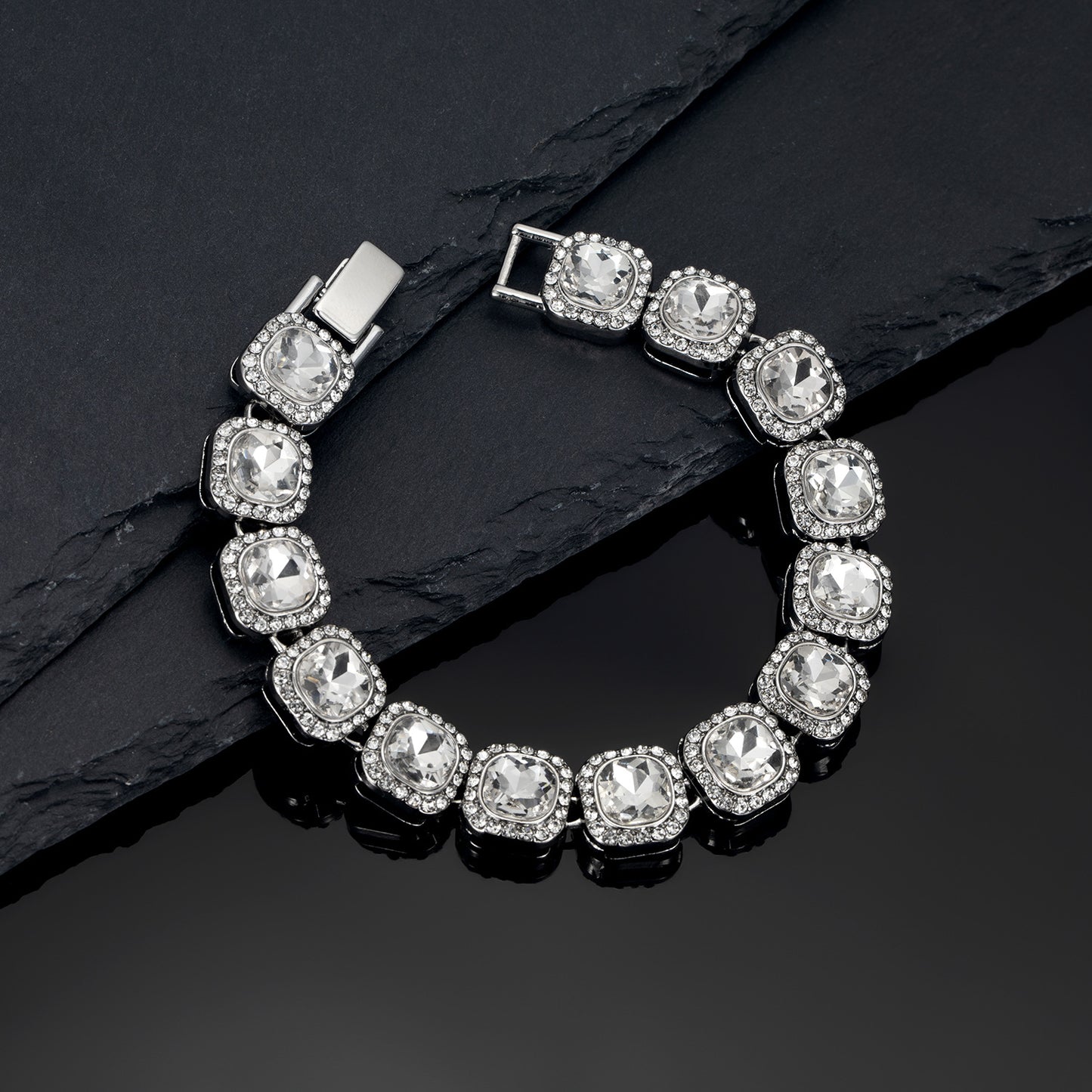 Men's Accessories Square Rock Candy Chain High Necklaces