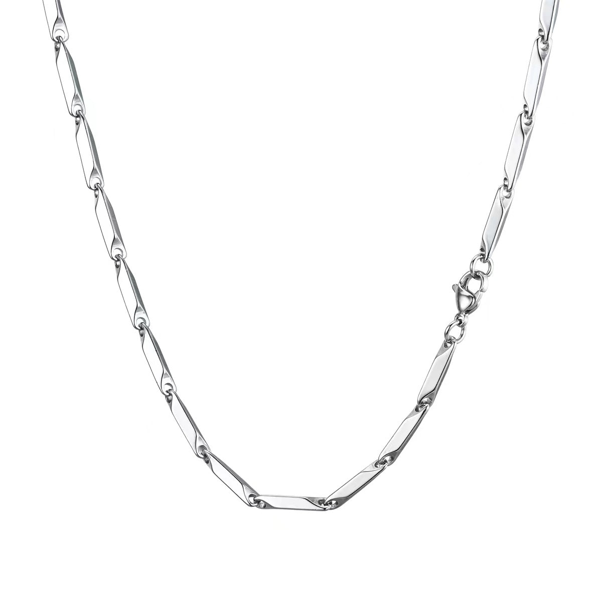 Women's & Men's Diamond Stainless Melon Seeds Chain Minimalist Hip Necklaces